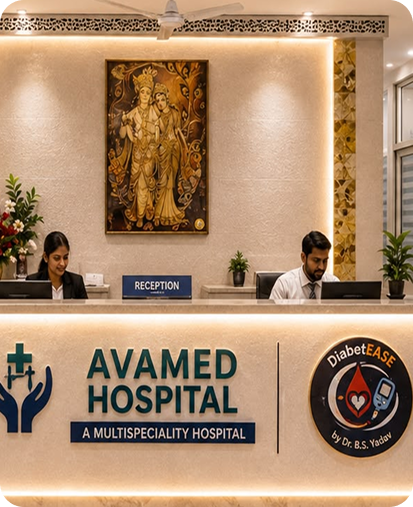 AvaMED Hospital Reception Desk