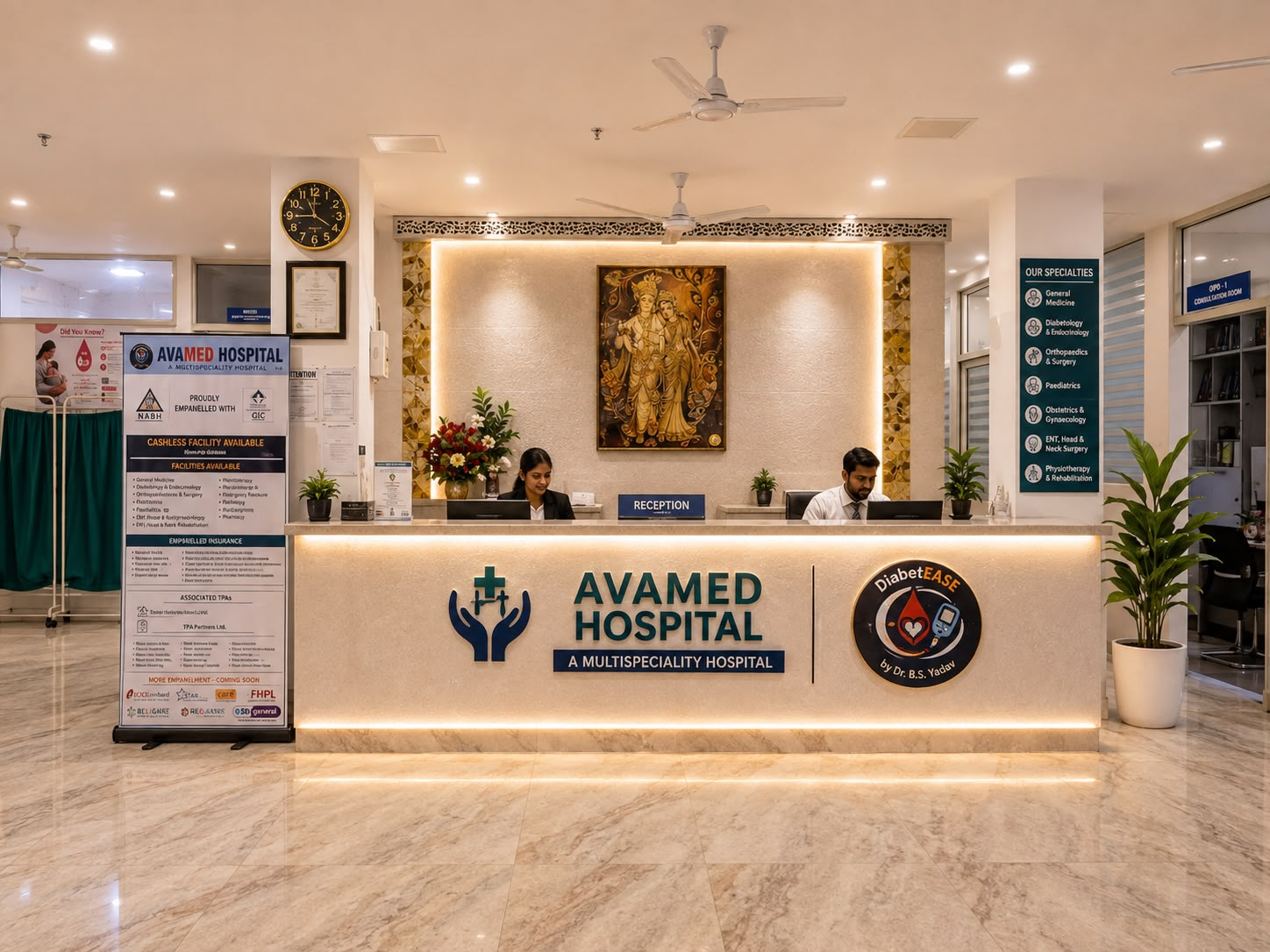 AvaMED Hospital Reception